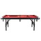 Portable Foldable Billiards Table, Pool Table Set with Balls, Cues, Chalk, Brush